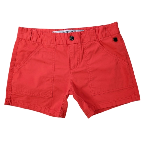 BURTON CORAL RED LOCO SHORTS - Picture 1 of 6